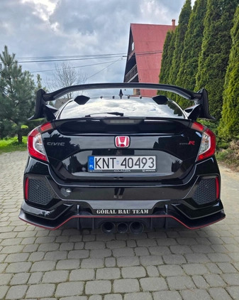 Honda Civic cena 140000 przebieg: 96000, rok produkcji 2018 z Brzozów małe 79